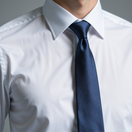 四十岁左右男性用户头像，穿白色衬衫，专业背景